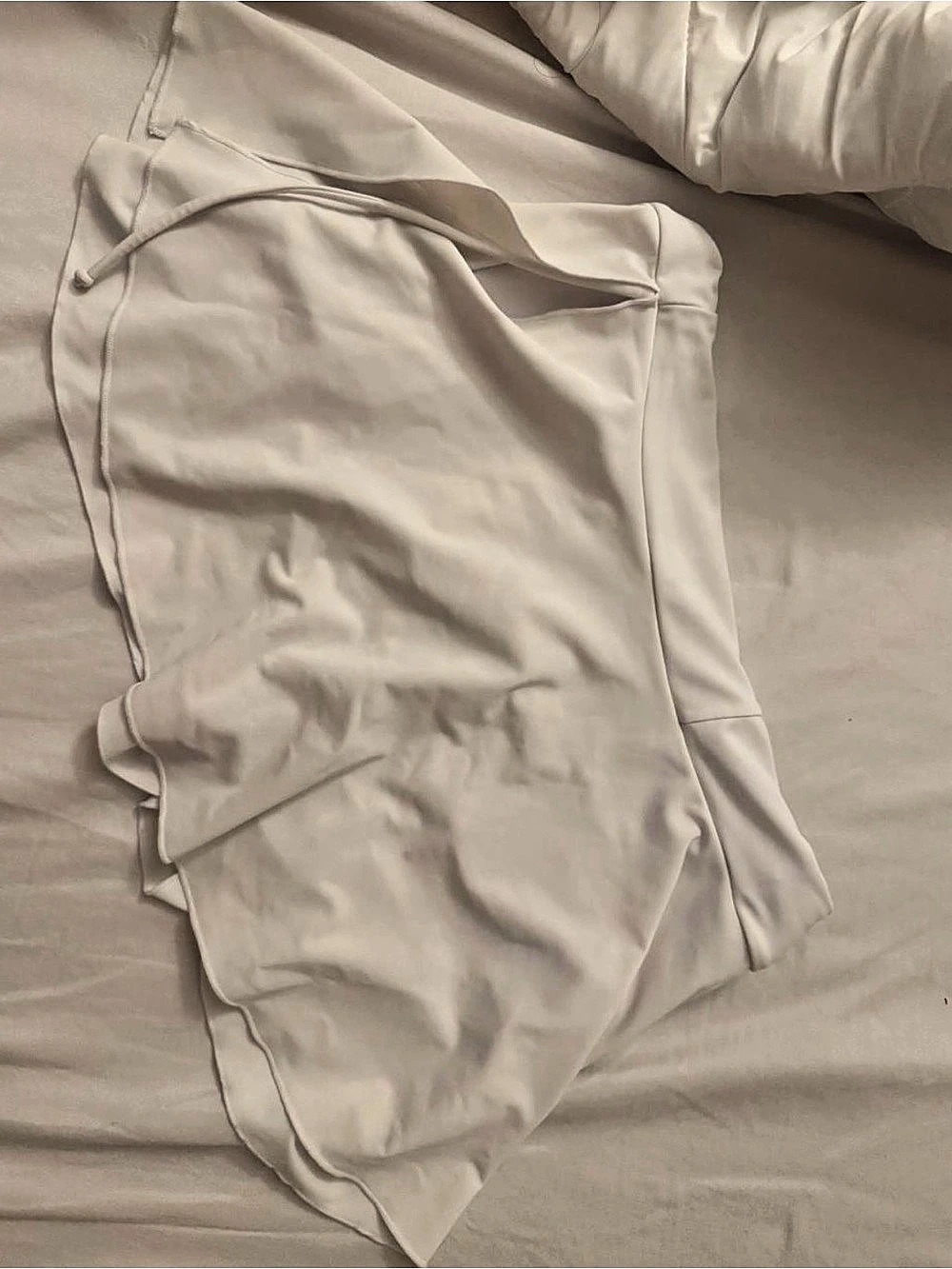 Court Rival High-Rise Skirt White